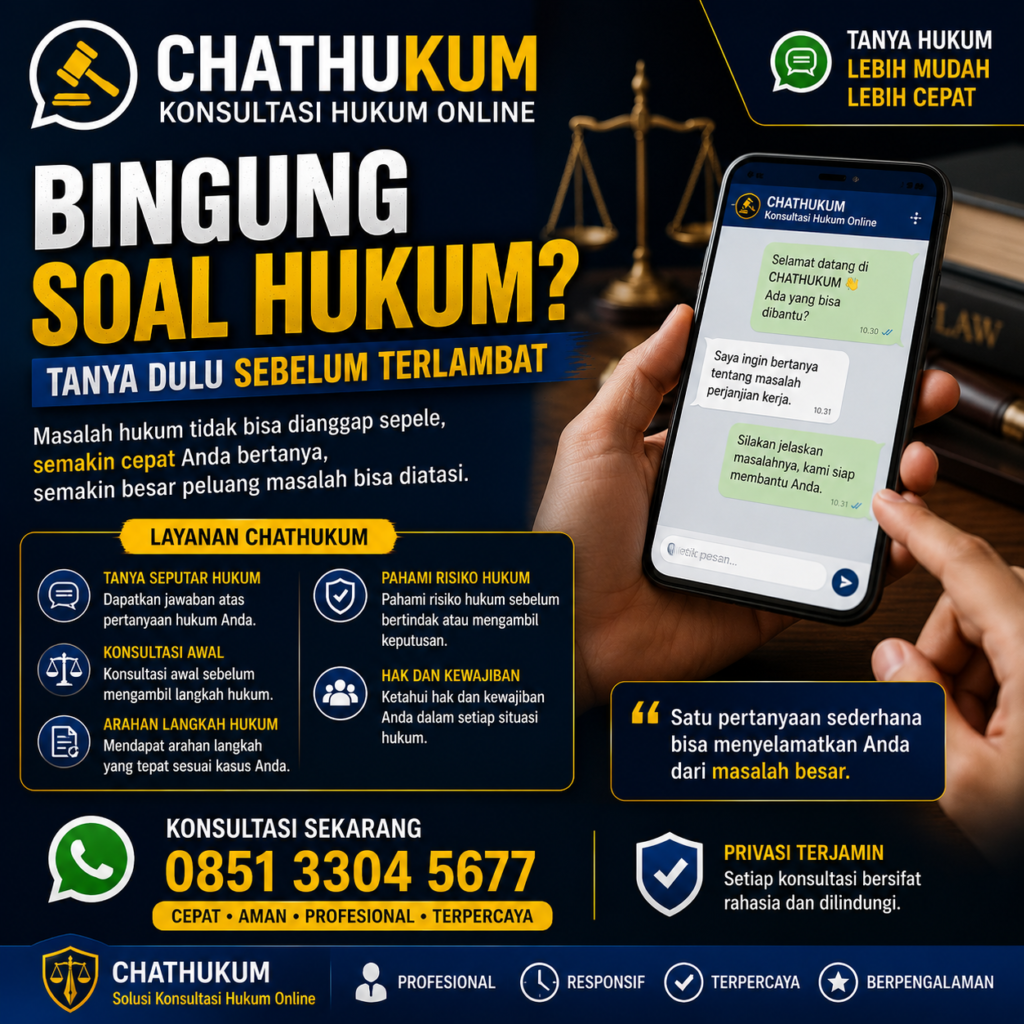 Bingung Soal Hukum? Tanya Dulu Sebelum Terlambat
